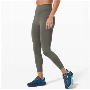 🚨RARE🚨 Lululemon Wunder Train HR Tight Grey Sage- Sz 2
